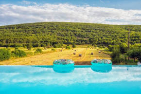 Countryside Villa Stone Garden - with Heated Pool & Hot Tub
